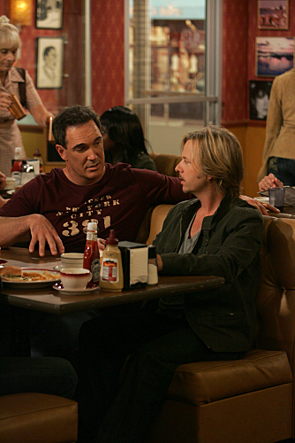 Still of David Spade and Patrick Warburton in Rules of Engagement (2007)