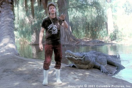 Never one to back away from a challenge, Joe (David Spade) finds a part-time job as a Florida gator-wrestler