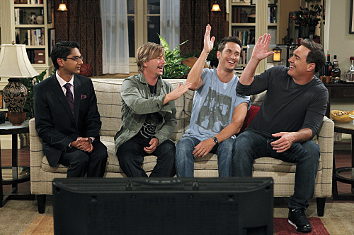 Still of Oliver Hudson, David Spade and Patrick Warburton in Rules of Engagement (2007)