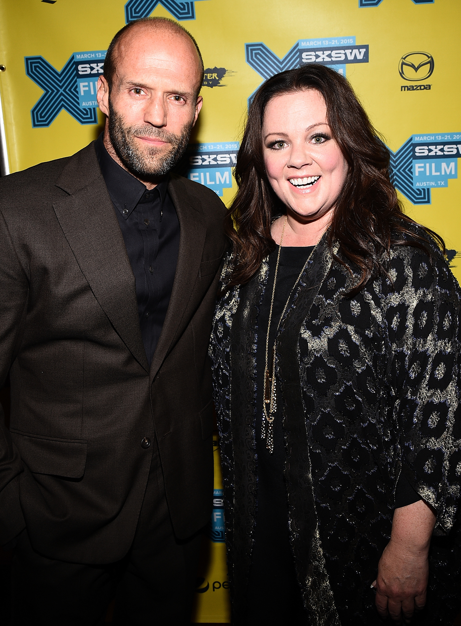 Jason Statham and Melissa McCarthy at event of Spy (2015)