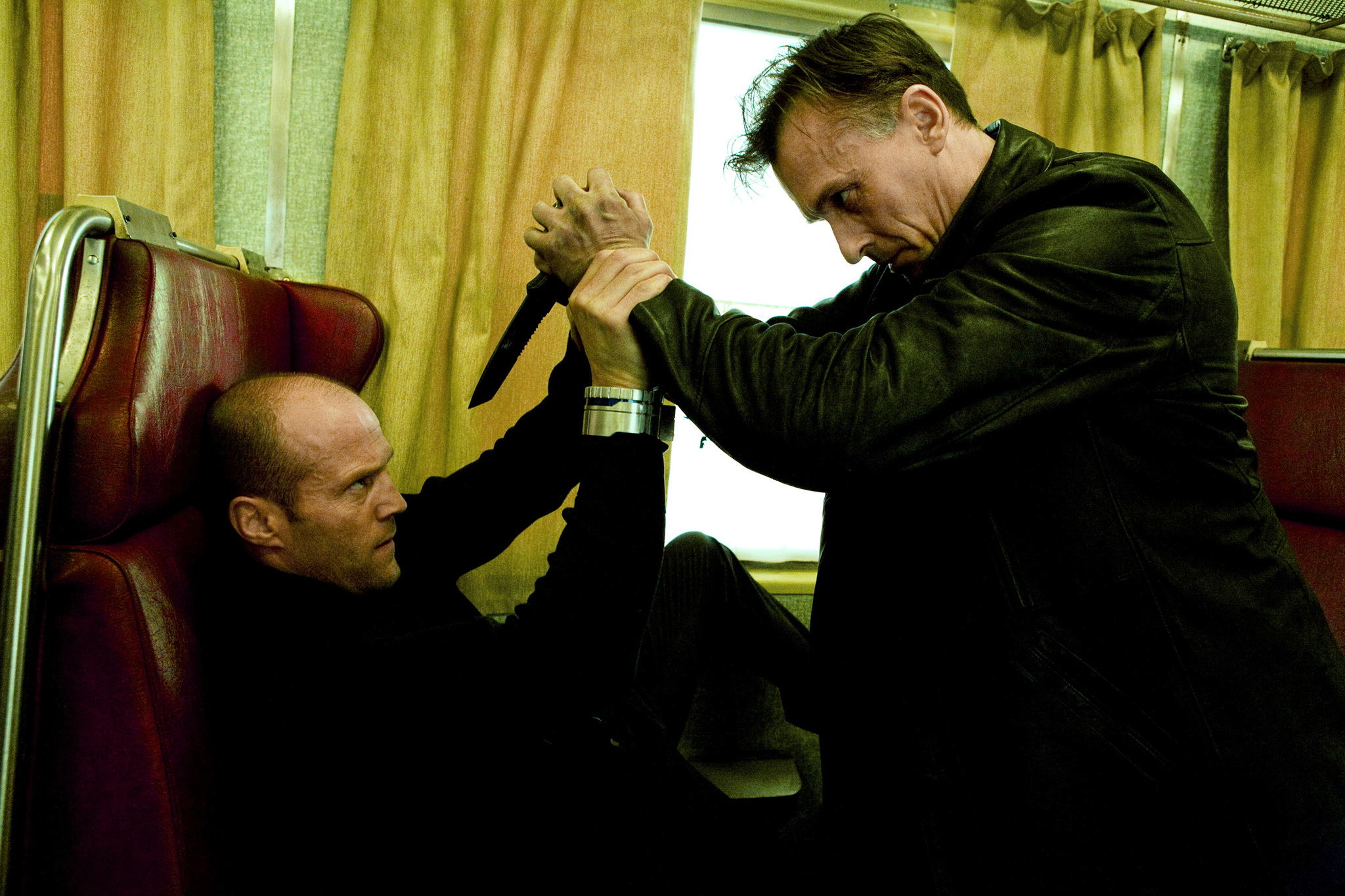 Still of Jason Statham and Robert Knepper in Transporter 3 (2008)