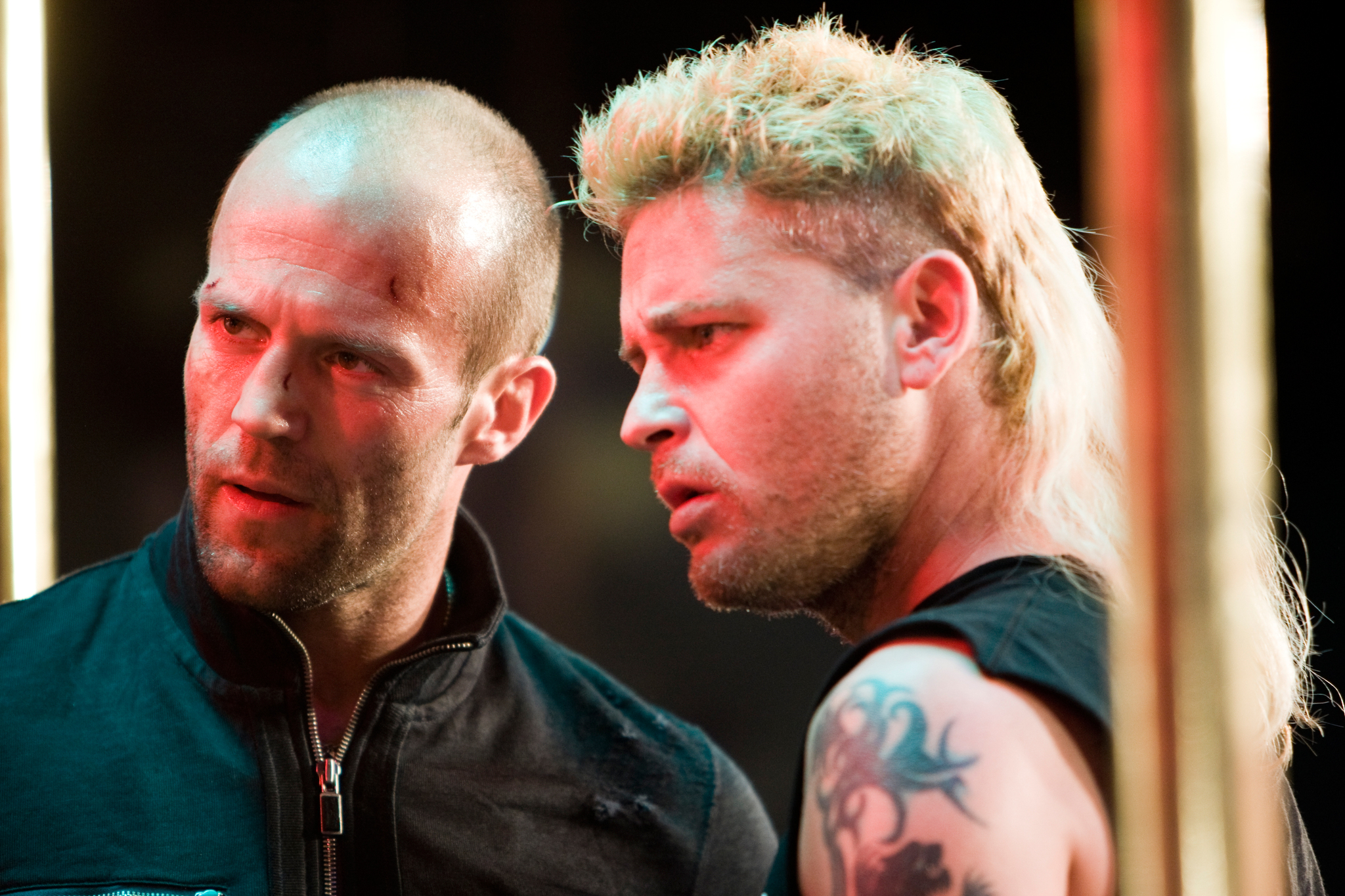 Still of Corey Haim and Jason Statham in Crank: High Voltage (2009)