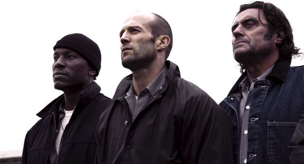 Still of Jason Statham, Ian McShane and Tyrese Gibson in Mirties lenktynes (2008)