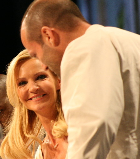 Joan Allen and Jason Statham at event of Mirties lenktynes (2008)