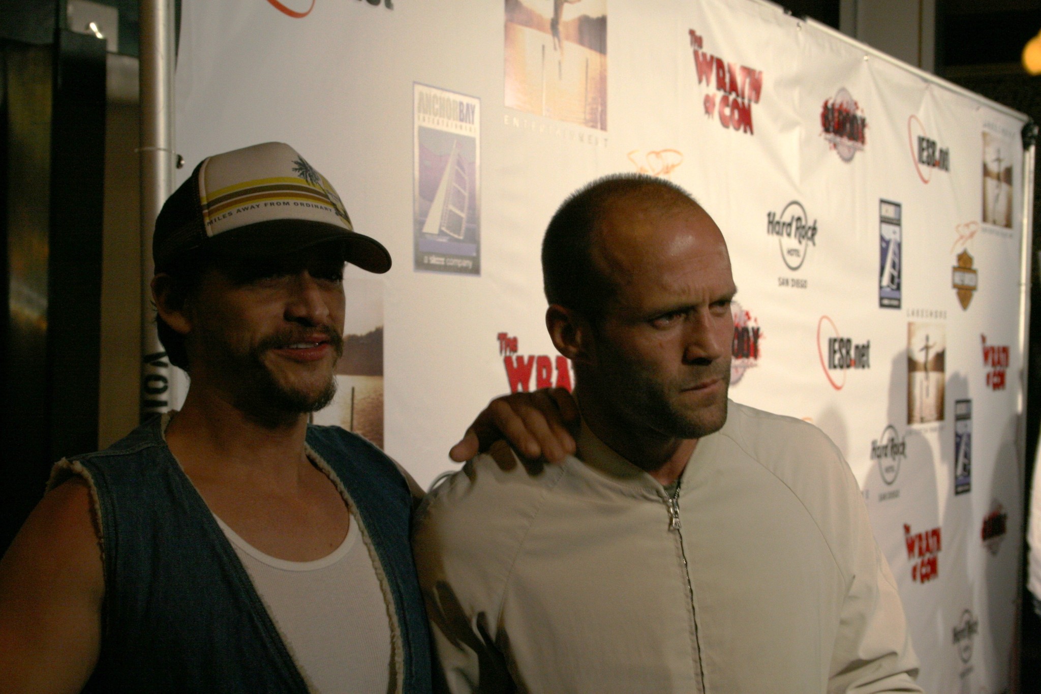 Clifton Collins Jr. and Jason Statham, stars of Crank 2: High Voltage.