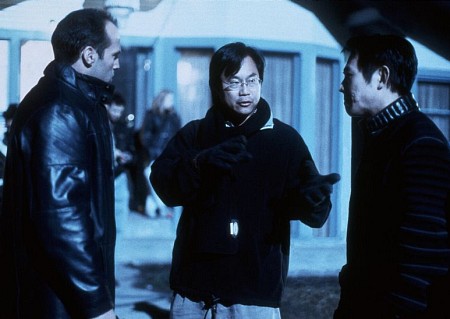 Jet Li, Jason Statham and James Wong in Vienveidis (2001)