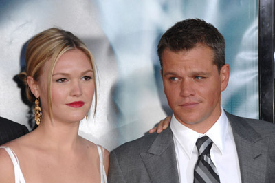 Matt Damon and Julia Stiles at event of Bornas. Galutinis tikslas (2007)