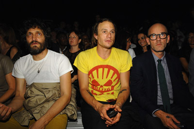 Vincent Gallo, Heath Ledger and Michael Stipe