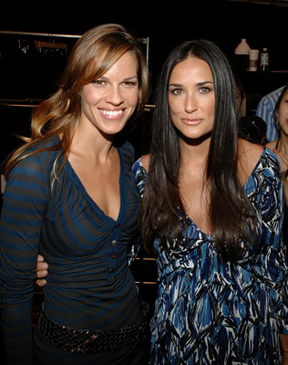 Demi Moore and Hilary Swank