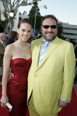 Joel Silver and Hilary Swank at event of The Reaping (2007)
