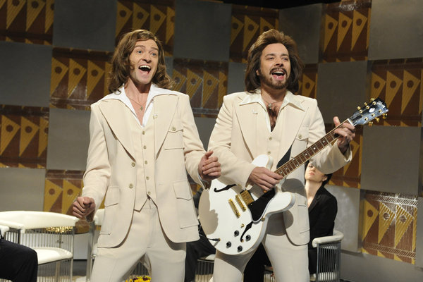 Still of Justin Timberlake and Jimmy Fallon in Saturday Night Live (1975)