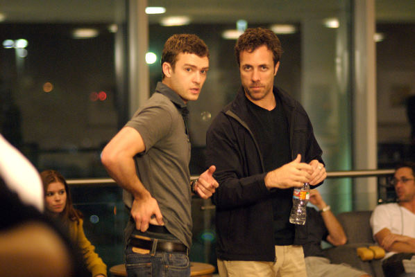 Still of Justin Timberlake and Michael Meredith in The Open Road (2009)