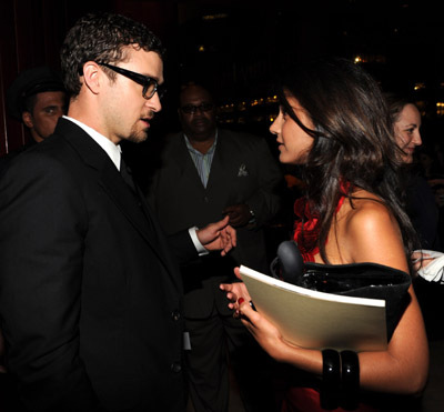 Emmanuelle Chriqui and Justin Timberlake