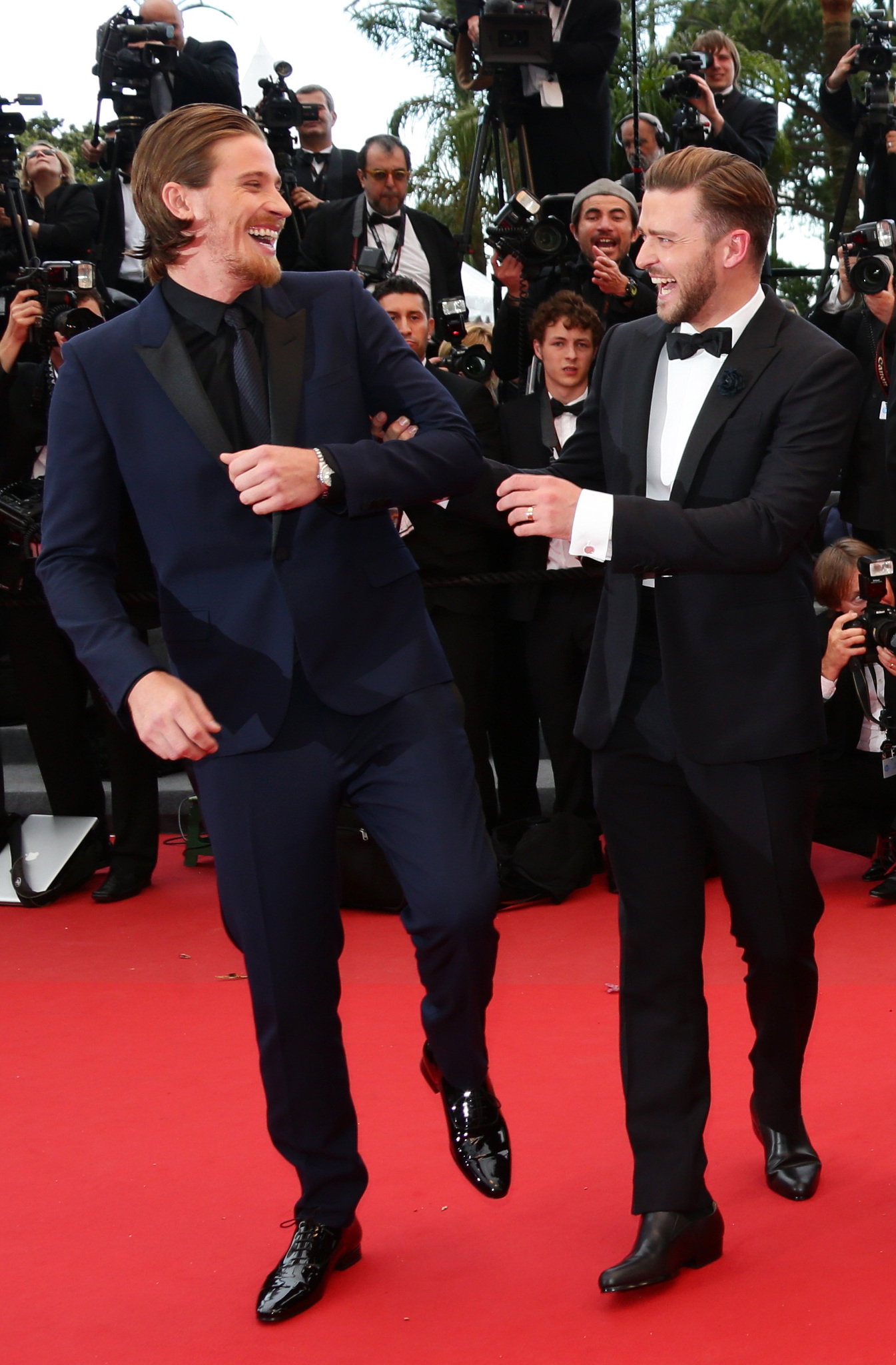 Justin Timberlake and Garrett Hedlund at event of Groja Liuvinas Deivisas (2013)