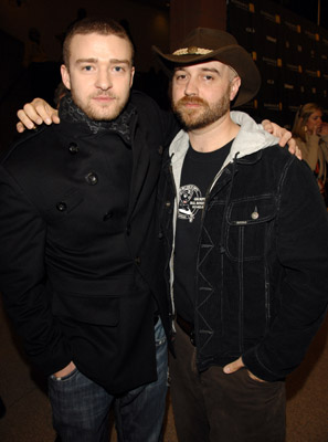 Justin Timberlake and Craig Brewer at event of Black Snake Moan (2006)