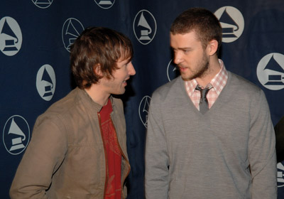 Justin Timberlake and James Blunt