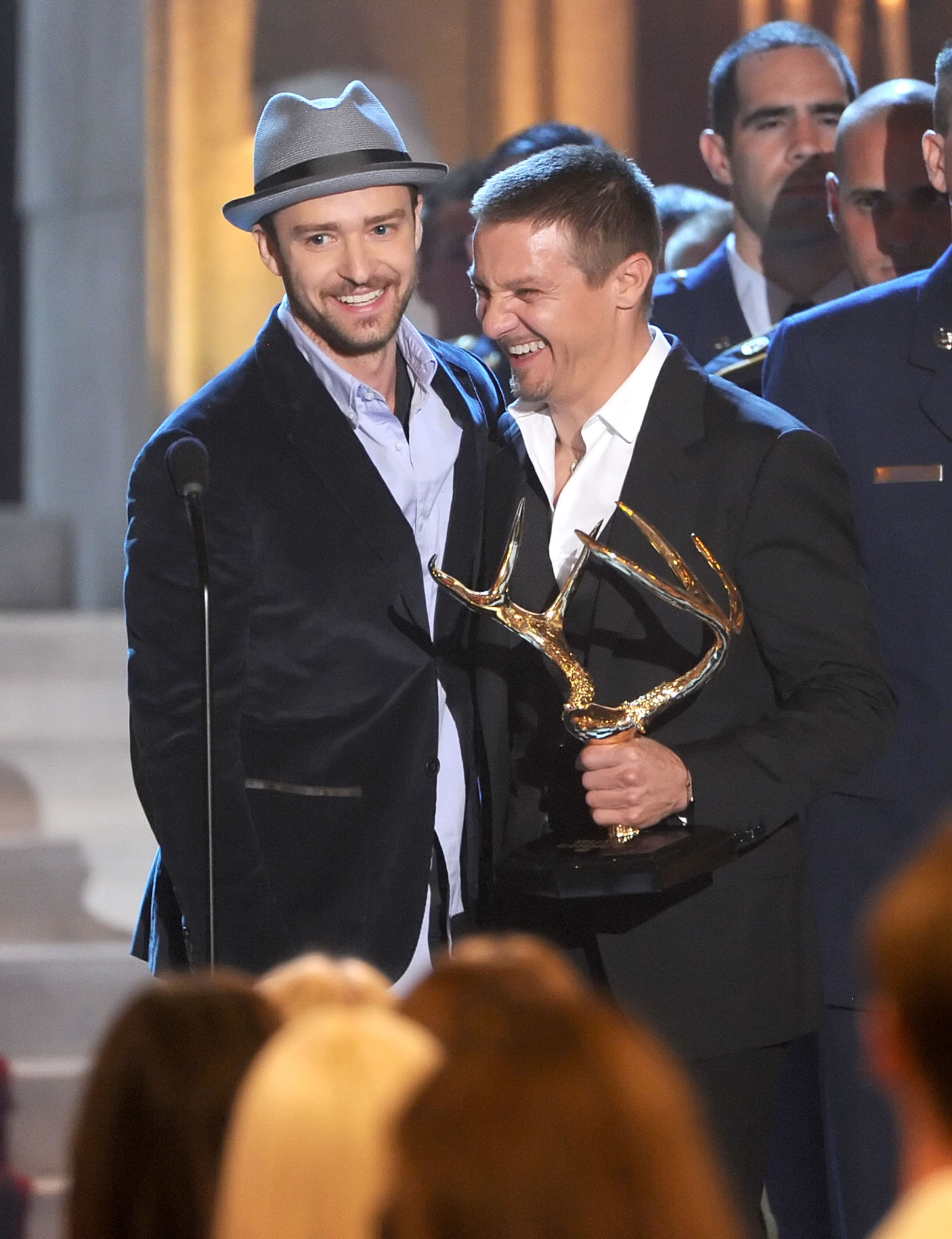 Justin Timberlake and Jeremy Renner