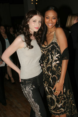 Michelle Trachtenberg and Zoe Saldana