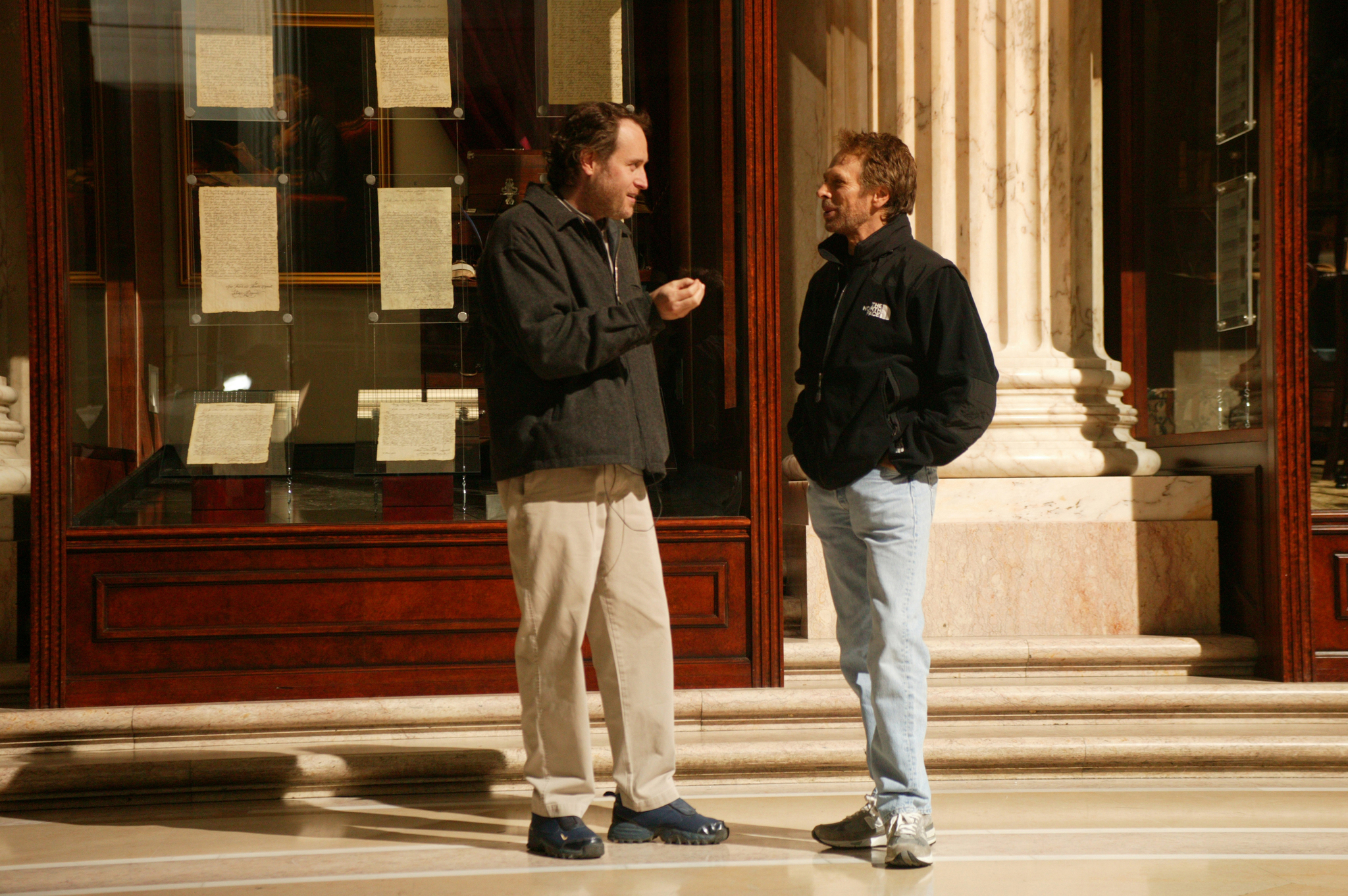 Still of Jerry Bruckheimer and Jon Turteltaub in National Treasure (2004)