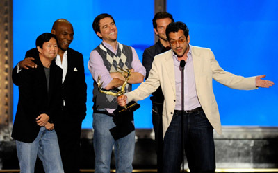 Mike Tyson, Ken Jeong, Todd Phillips and Ed Helms