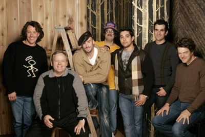 Joseph Fiennes, Wilmer Valderrama, Jason Blum, Ty Burrell, Judah Friedlander, Brad Hunt and Finn Taylor at event of The Darwin Awards (2006)