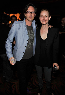 Amber Valletta and Donovan Leitch Jr.