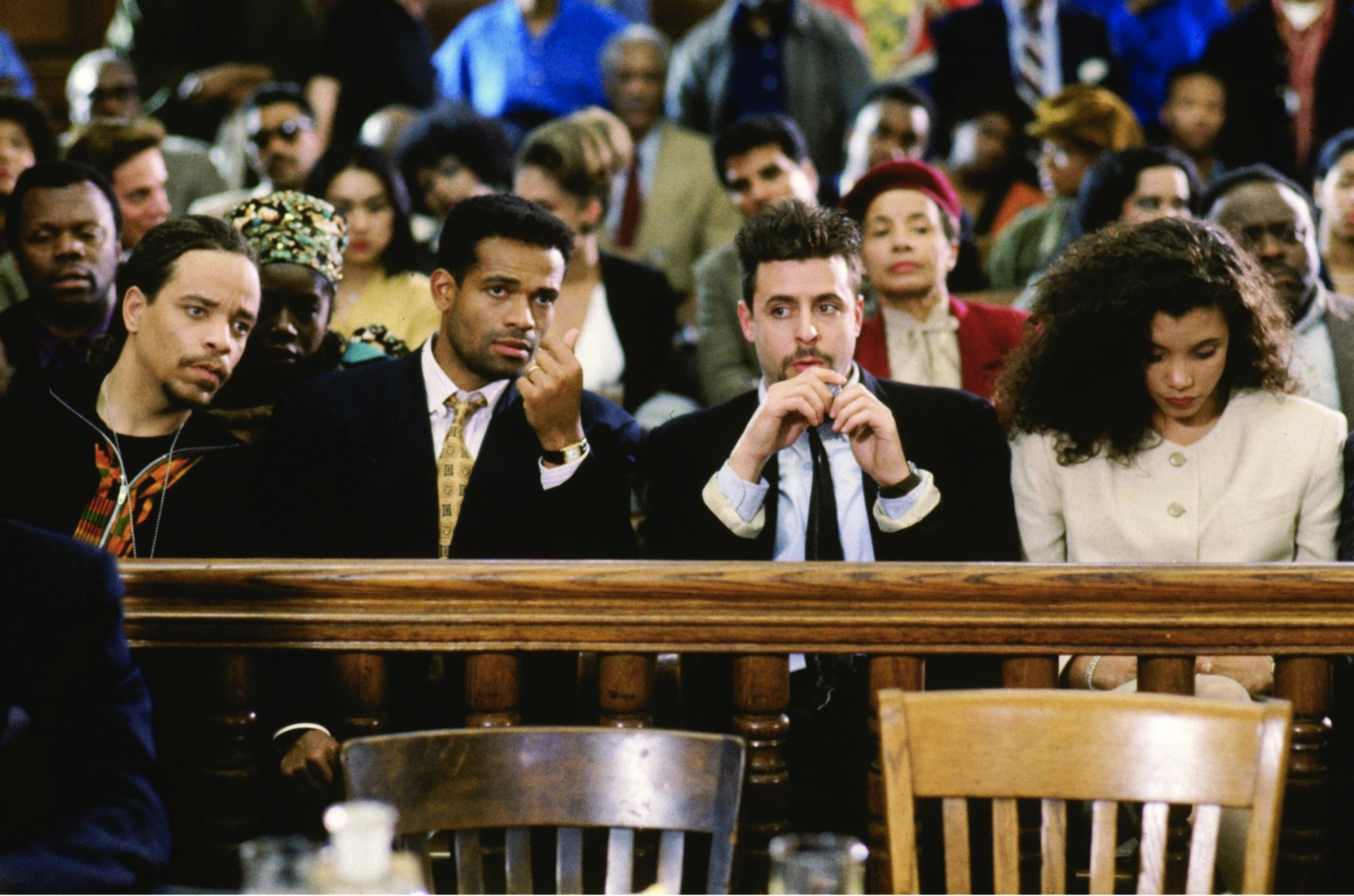 Still of Judd Nelson, Ice-T and Mario Van Peebles in New Jack City (1991)