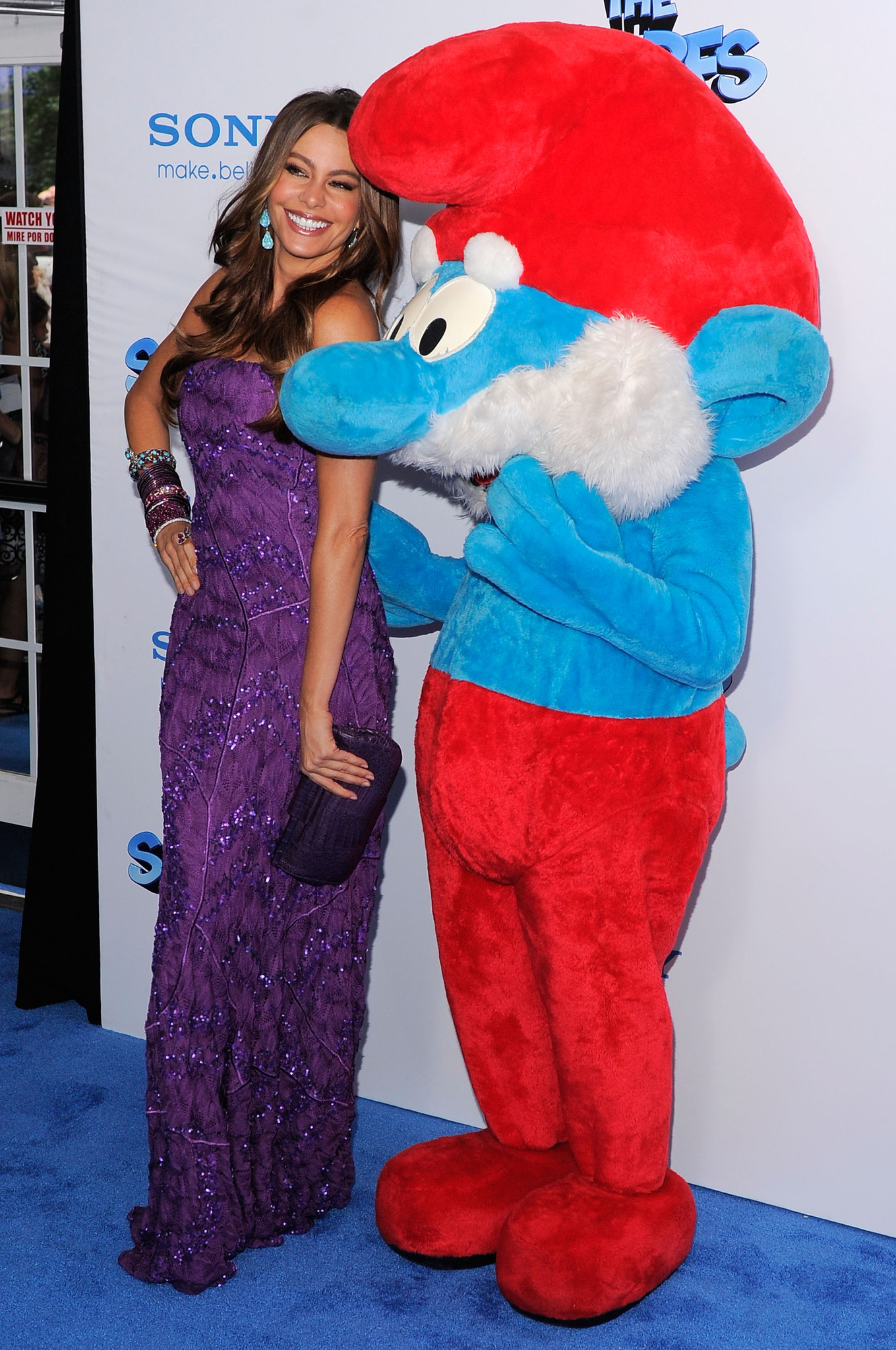 Sofía Vergara at event of Smurfai 3D (2011)