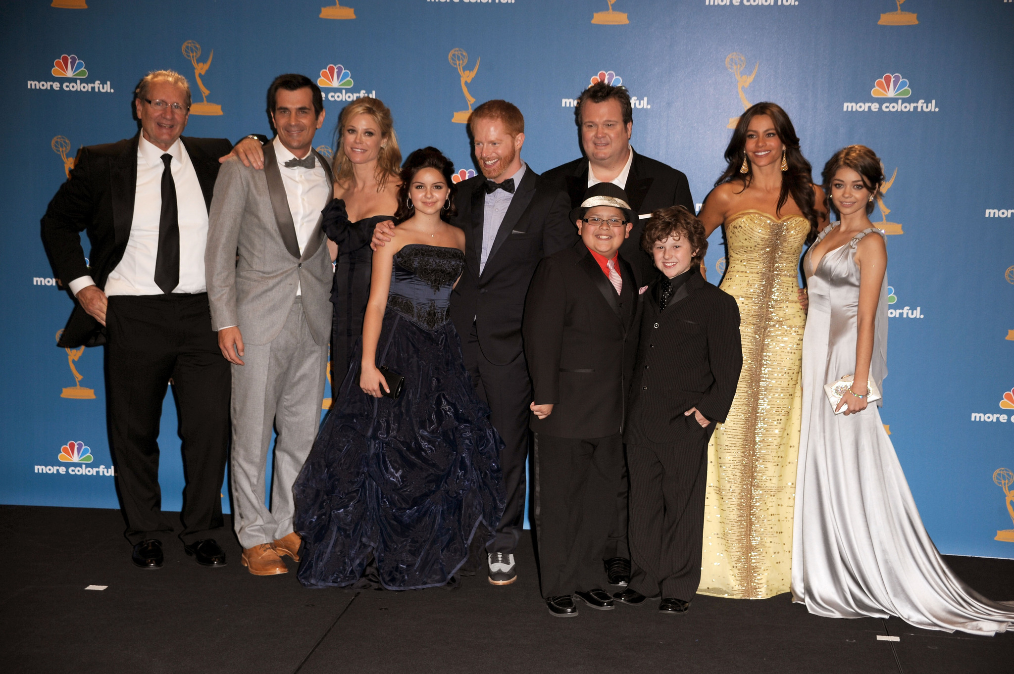 Sofía Vergara, Julie Bowen, Ty Burrell, Jesse Tyler Ferguson, Sarah Hyland, Ed O'Neill, Eric Stonestreet, Ariel Winter, Nolan Gould and Rico Rodriguez