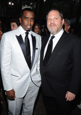 Sean Combs and Harvey Weinstein