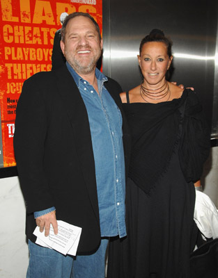 Harvey Weinstein and Donna Karan at event of The Hunting Party (2007)