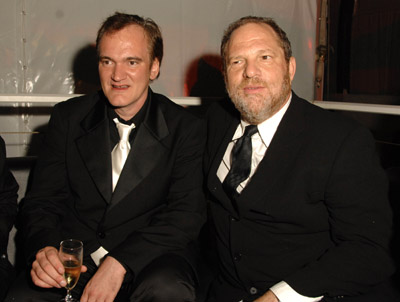 Quentin Tarantino and Harvey Weinstein at event of Death Proof (2007)