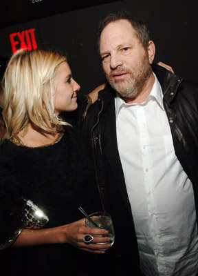 Harvey Weinstein and Sienna Miller at event of Factory Girl (2006)