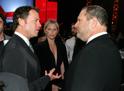 Greg Kinnear and Harvey Weinstein