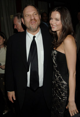 Harvey Weinstein and Georgina Chapman at event of Derailed (2005)