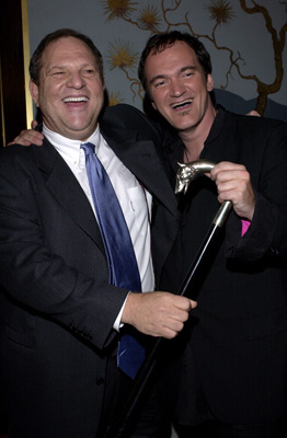 Quentin Tarantino and Harvey Weinstein at event of Nuzudyti Bila 1 (2003)