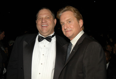 Michael Douglas and Harvey Weinstein