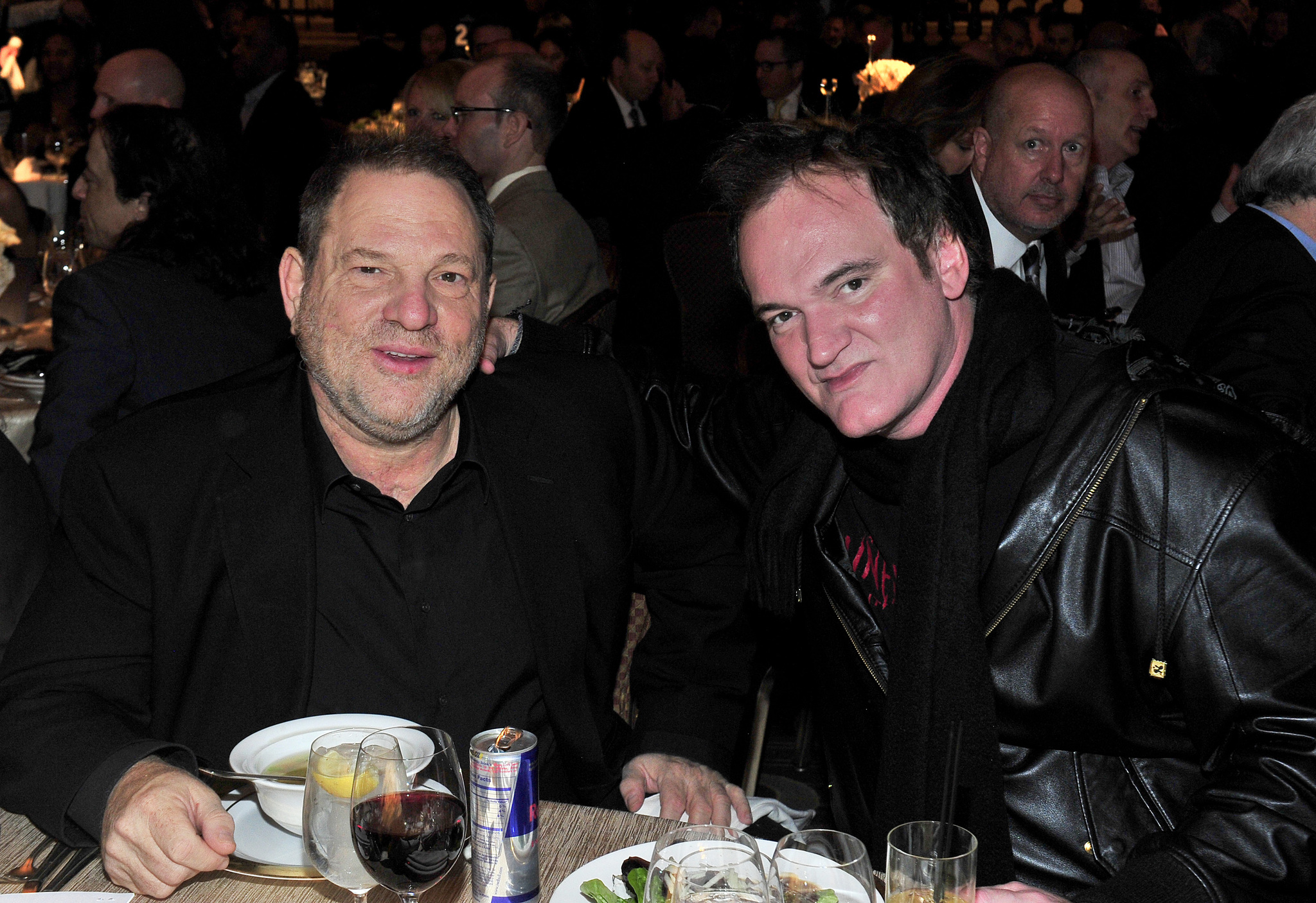 Quentin Tarantino and Harvey Weinstein