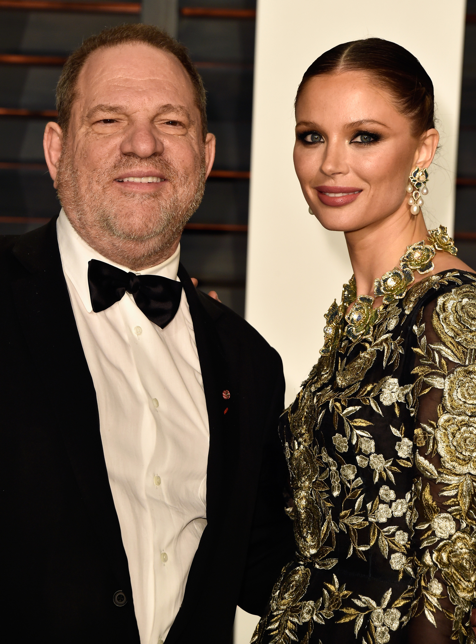 Harvey Weinstein and Georgina Chapman at event of The Oscars (2015)