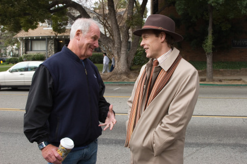 Tate Donovan and Jerry Weintraub in Nancy Drew (2007)