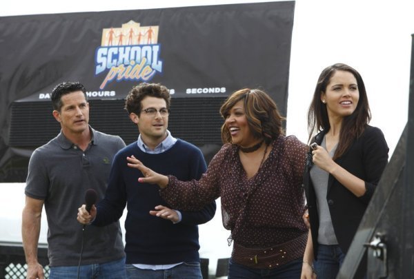 Still of Kym Whitley, Susie Castillo, Jacob Soboroff and Tom Stroup in School Pride (2010)