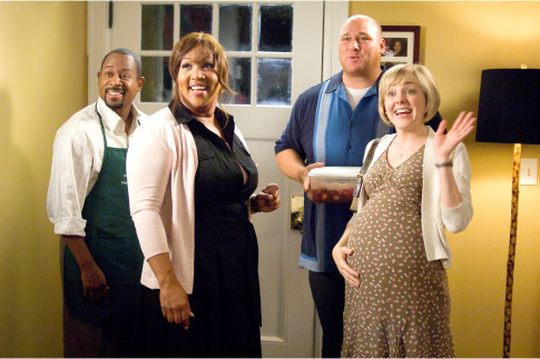 Still of Martin Lawrence, Kym Whitley, Will Sasso and Geneva Carr in College Road Trip (2008)