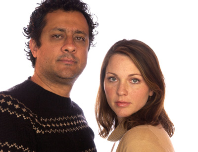 Kelli Williams and Ajay Sahgal at event of It's a Shame About Ray (2000)