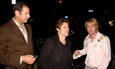 Jeff Goldblum, Willem Dafoe and Owen Wilson at event of The Life Aquatic with Steve Zissou (2004)