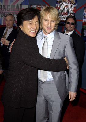 Jackie Chan and Owen Wilson at event of Shanghai Knights (2003)