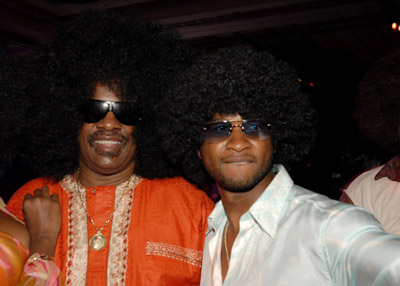 Stevie Wonder and Usher Raymond