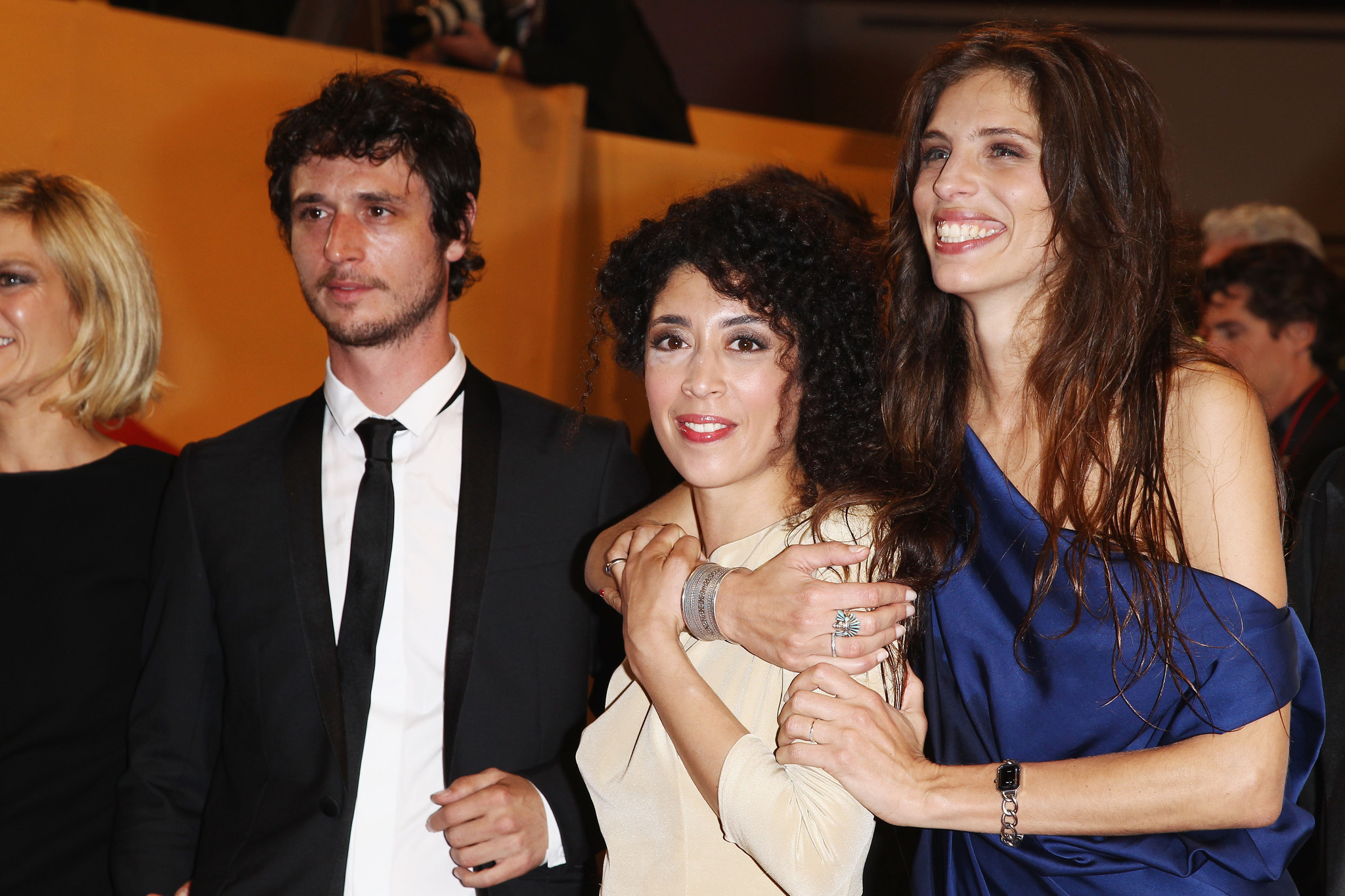 Jérémie Elkaïm, Maïwenn and Naidra Ayadi at event of Polisse (2011)