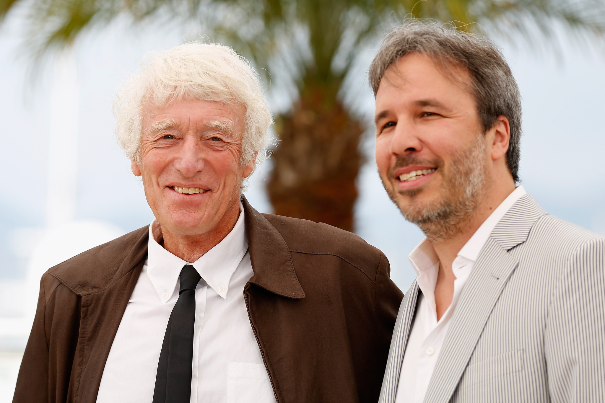 Roger Deakins and Denis Villeneuve at event of Sicario (2015)