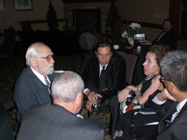 William A. Fraker, Doug Olear, Jackie Julio and Ted Chu at The 2008 Lake Arrowhead Film Festival.