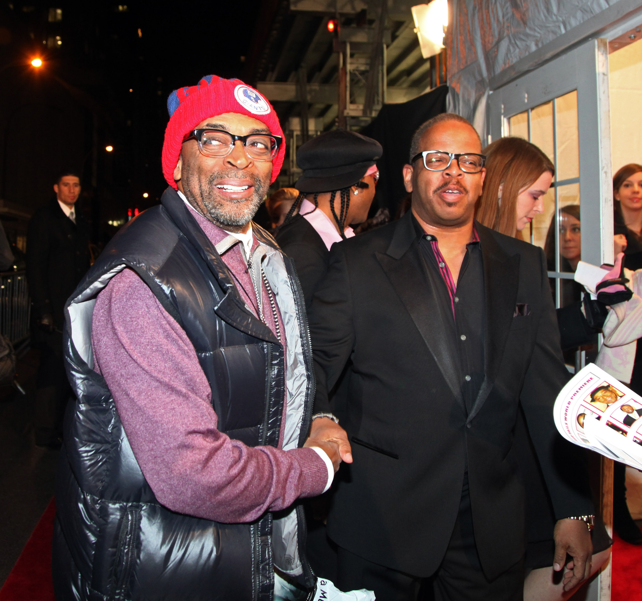 Spike Lee and Terence Blanchard at event of Red Tails (2012)